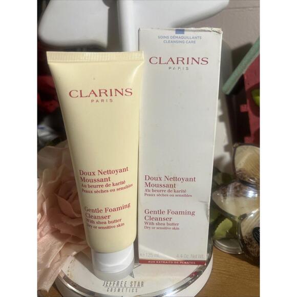 Clarins Hydrating Gentle Foaming CleanserWith SHEA BUTTER dry /Sensitive SKIN